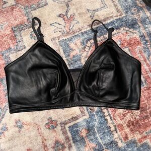 Leather Bralette